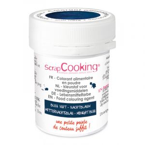 Colorant artificiel en poudre Bleu Nuit, ScrapCooking - ScrapCooking