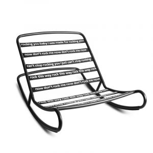 Rocking chair Rock'N'Roll, Fatboy Noir - FATBOY