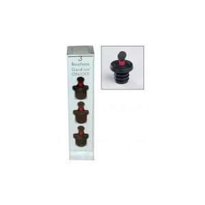 Lot de 3 bouchons vin On/Off, L'Atelier du Vin - L'ATELIER DU VIN