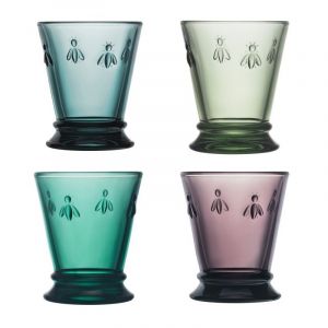 Coffret 4 gobelets assortis Abeille, La Roch&egrave;re - La Roch&egrave;re