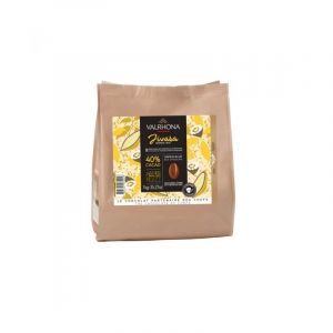 Chocolat de couverture Lait Jivara 40%, Valrhona 250 g - VALRHONA