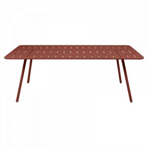 Table Luxembourg 207 x 100 cm , Fermob Ocre Rouge - FERMOB