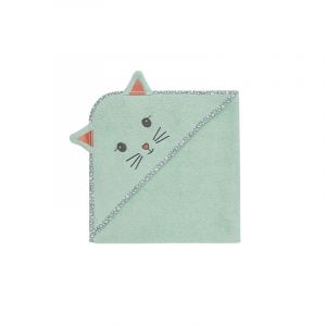 Cape de bain enfant Misty Le chat, Sensei Menthe - SENSEI