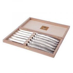 Coffret 6 couteaux à steak Le Thiers® Gris Clair, Claude Dozorme - DOZORME