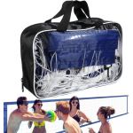 Filet de volley-ball de piscine portable de 45 x 09 m jeu de piscine robuste accessoire de sport compact remplacement rési34
