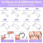 Ajusteur de taille danneau invisible - TBEST - COC - Transparent - Blanc