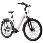 V&eacute;lo &eacute;lectrique TTGO Z5 Moteur Central Bafang 250W Batterie 36V18Ah Pneu CST 27.5*2.4  Autonomie 120 KM Capteur de couple Blanc
