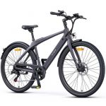 ENGWE N1 Air - Vélo électrique 28 - Autonomie 100km - Batterie 36V10Ah - Moteur 250W - Cadre en fibre de carbone Gris