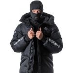 Parka homme Helvetica noir Mont Blanck - S - Haute r&eacute;sistance - Fermeture double zip - Cagoule en n&eacute;opr&egrave;ne