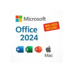 Microsoft Office 2024 pour Mac &ndash; MAJ 2025 INCLUSE &ndash; Version Compl&egrave;te &agrave; Vie !