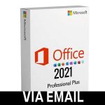 Logiciel - Microsoft - Office 2021 Professionnel Plus - 5 Licences - Téléchargement - PC
