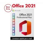 Pack Microsoft Office 2021 Pro Plus - Cl&eacute; dactivation - 1 PC - Windows 10 & 11 - Livraison rapide