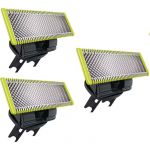 3 Lames de Rechange Compatibles avec One Blade Mod&egrave;les S&eacute;rie QP25xx QP26xx QP27xx QP28xx QP45xx QP65xx