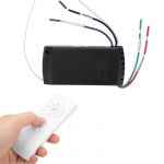 Télécommande 45 x 2 x 1 po Télécommande de synchronisation Installation facile Version anglaise pour ventilateurs de plafond