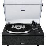 Platine Vinyle Qlearsoul One-S Bluetooth Vintage avec Haut-parleurs Int&eacute;gr&eacute;s
