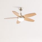 Ventilateur de plafond - Create - WIND FLOWOOD - Silencieux - &Oslash;108 cm - Avec lumi&egrave;re