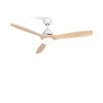 Ventilateur de plafond - Create - WIND CUP - Silencieux - &Oslash;132 cm - Bois naturel