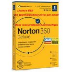 Logiciel de s&eacute;curit&eacute; - NORTON - 360 DELUXE 2024 - 5 Appareils - 1 An - 50 Go Cloud