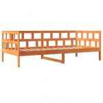Lit banquette 2 places - Canapé/Lit de jour - multifonctionnel - cire marron 80x200 cm bois pin massif CAL5905190