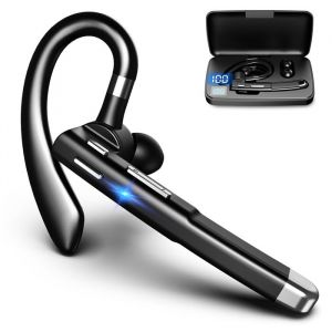 Casque Bluetooth avec microphone t&eacute;l&eacute;phone mains libres HD casque sans fil pour t&eacute;l&eacute;phone portable