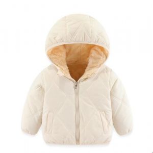 Gilet Chic Enfant Manteau En Bas Âge Garçons Filles Coat Vêtements à Capuche Hiver Automne Laine Manteau Veste Bébé Épais Chaud