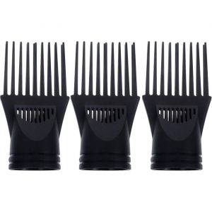 3Pièces Set De Accessoires Sèche-Cheveux Avec Peigne À Vent Compatible Plupart Des Sèche-Cheveux Pratique Et Résistant À