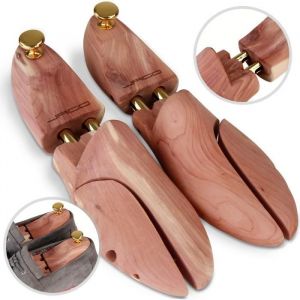 Jago® Embauchoirs - Bois de Cèdre Homme/Femme Taille 43/44 1 Paire - Formes Chaussures Élargisseurs Tendeurs Extenseurs