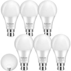 Ampoule LED Globe A60 Culot B22 100W &Eacute;quivalent Ampoule sph&eacute;rique 6000K Blanc froidK Lot de 6