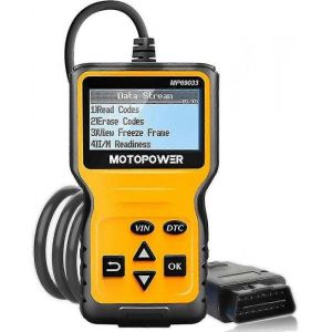 Scanner OBD2 MP69033 pour voiture outil de diagnostic pour tous les véhicules avec protocole OBD II depuis 1996 jaune - Jxlgv