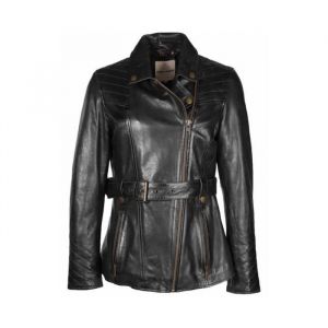 Veste en cuir femme Daytona Ref 64411 Noir