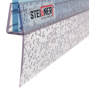 STEIGNER 60cm Joint détanchéité droit en PVC pour Paroi en Verre de Douche ou Baignoire Vitre 35/4/5mm Anti-Fuites dEau UK04