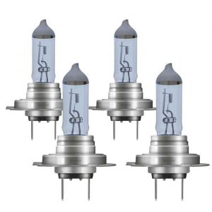 Ampoule H7 100W VisionWhite Couleur 5500K Blanc Froid Lot 4 Phares et Feux Croisement 12V