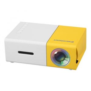 Mini Vid&eacute;o Projecteur LED LCD Full HD1080P YG300 320*240p 50Lumens Jaune EXCELVAN - Pr&eacute;sentation et multim&eacute;dia