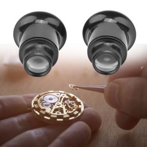 2 pièces montre loupe de réparation montre loupe de réparation 20X montre loupe horloger loupe outil