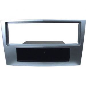 Fa&ccedil;ade autoradio 1DIN Opel Corsa D 06-11 - Argent - RAF1904S - avec vide poche