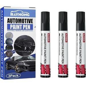 retouche Peinture pour Voitures  Peinture retouche pour r&eacute;paration Rayures Peinture VoituresStylo Anti-Rayures &eacute;tanche Noir