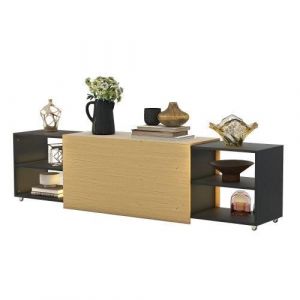 Meuble TV Console TV Espace Rangement Meuble TV Table Basse Table Dappoint Divers Scénarios Dutilisation 180*38*50cm