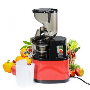 Extracteur de jus - Extracteur de Jus de Fruits L&eacute;gumes 500W - Goulotte dalimentation 8 cm - Rendement en jus 99 %- Sans BPA-Rouge