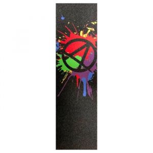 Griptape pour trottinette freestyle Splatter - APEX - Ruban adhésif - 114 cm x 51 cm - Bleu