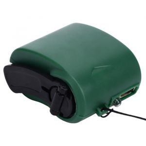 Chargeur &agrave; manivelle USB - SURENHAP - Chargeur durgence - Portable - LED - Vert
