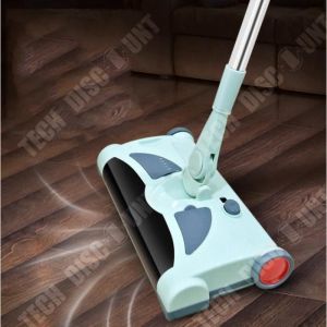 Balayeuse à main sans fil - TD® - Électrique - 028 L - 60 min dautonomie - Vert
