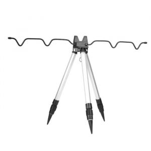 Alliage DAluminium Mini R&eacute;tractable Canne &Agrave; P&ecirc;che Tr&eacute;pied Support Ultra-Court Pliant Support De Poteau De Mer Accessoire -Vvikizy