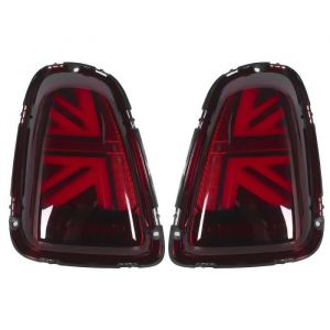 Ensemble feu arrière VLAND pour JCW Union Jack Feux arrière Lentille rouge Convient pour R56 R57 R58 R59 LCI moto feu - Vvikizy