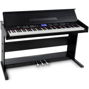Piano numérique synthétiseur- FunKey DP-88 II - 88 touches à frappe dynamique 360 sons 160 styles MIDI In/Out USB - Noir