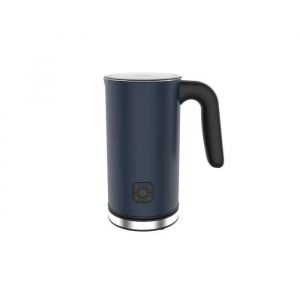 Mousseur &agrave; lait &eacute;lectrique - TERRAILLON - NEW MOON - Capacit&eacute; 300 ml 4 fonctions Corps en Inox peint Bleu