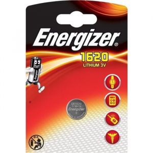 Energizer pile bouton lithium 3V CR 1620 (lot de 2)
