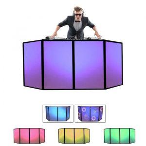 FA&Ccedil;ADE DJ WHITE SONO DEEJAY mettez en valeur votre mat&eacute;riel SONO vos PLATINES CONTR&Ocirc;LEUR PC R&eacute;gie PA DJ BAR CLUB PUB DISCO