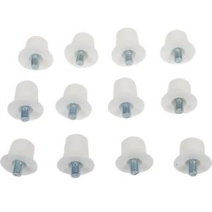 Crampons football - UHLSPORT - Nylon - Blanc - 13mm et 16mm