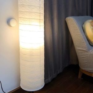 Abat-jour en papier de rechange pour lampe Lampadaire Japonais Style Abat-jour en tissu