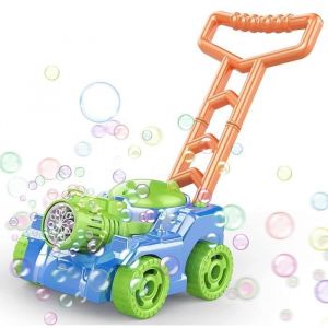 Machine à Bulles Tondeuse A Bulles pour Enfant Jouet à pousser Jouets à Bulles Jeux Exterieur pour garçons et filles de 3-8 ans